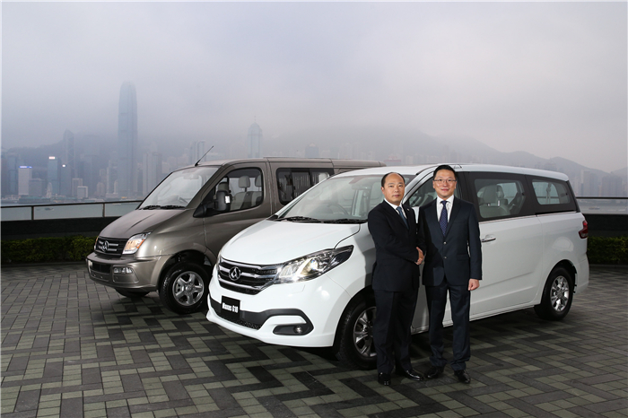 龙八long8大通在香港正式上市 带来宽体轻客V80和MPV G10多款产品